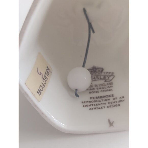 Aynsley England Hand Painted Dinner Bell "Pembroke Pattern" 3 1/2" - Picture 9 of 10